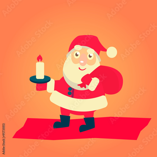 Vector Illustration of Santa Claus