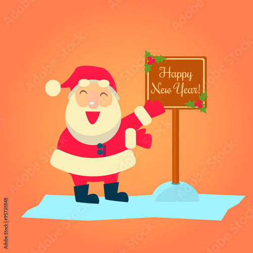 Vector Illustration of Santa Claus