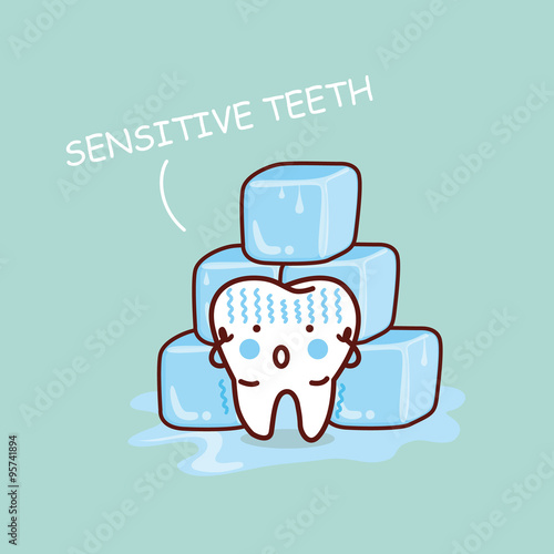 cartoon sensititive tooth