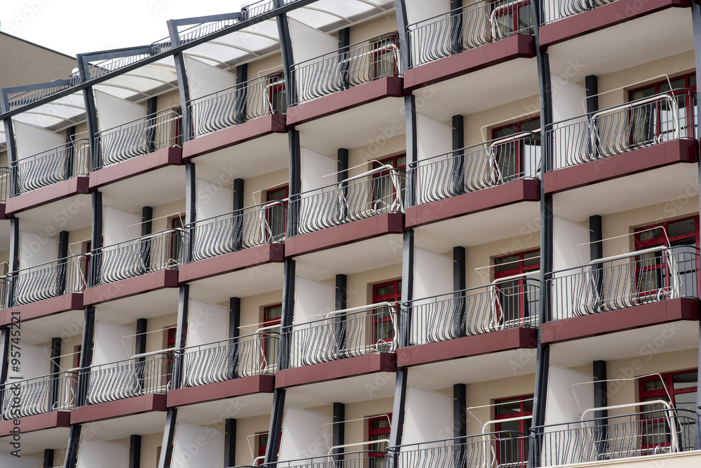 balcony of building