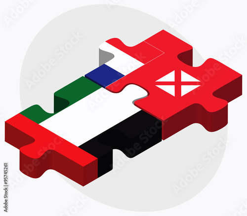 United Arab Emirates and Wallis and Futuna Flags photo