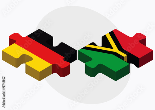 Germany and Vanuatu Flags