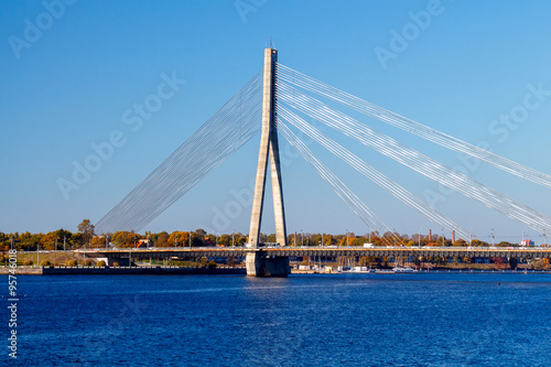 Riga. View of the River Daugava.
