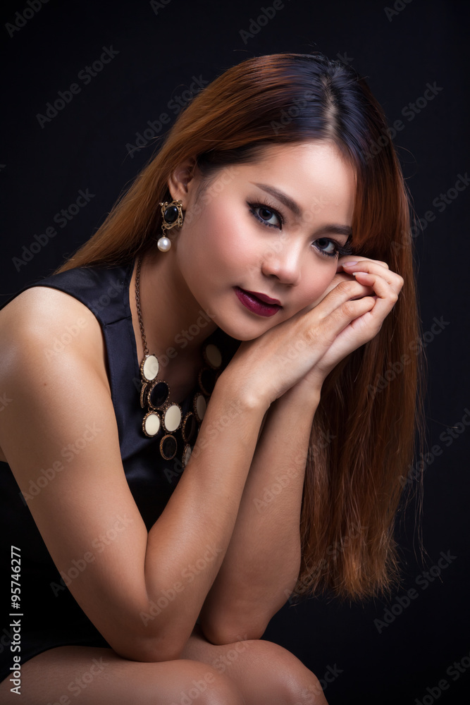 Portrait of beautiful Asian girl Portrait of beautiful Asian girl