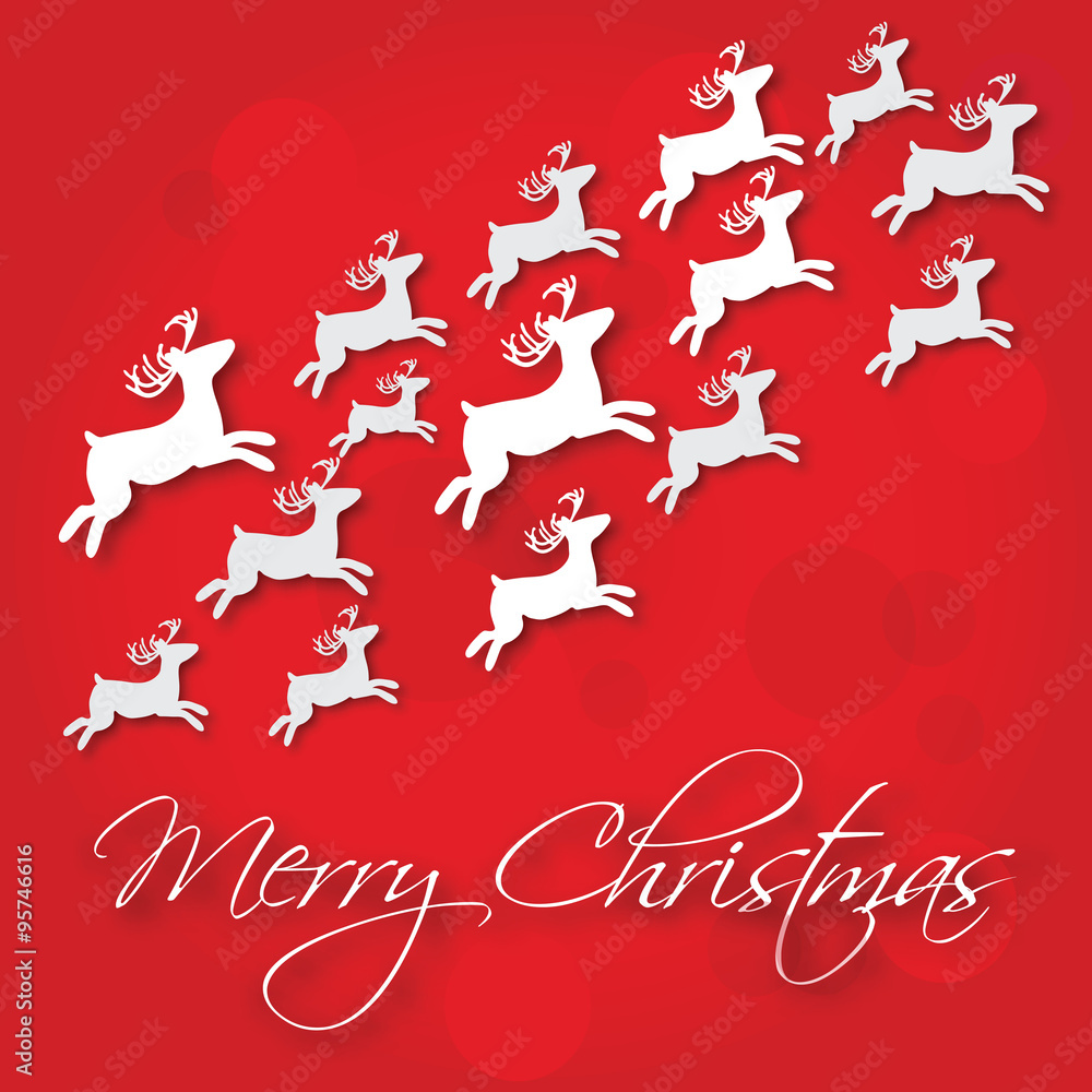 Card merry christmas. Vector. Card merry christmas. Vector.