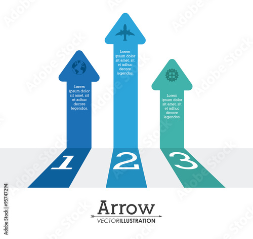 Arrow shape design 
