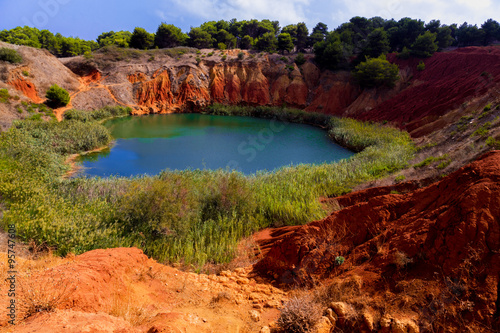 Quadro su tela Salento - Ex Cava di Bauxite,Capo d'Otranto (Otranto)