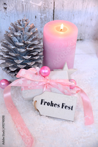 Weihnachtskarte -  - Frohes...