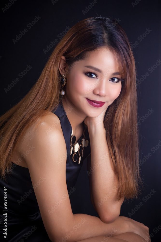 Portrait of beautiful Asian girl Portrait of beautiful Asian girl