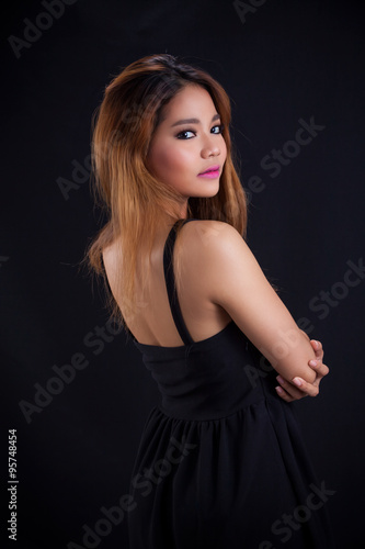 Portrait of beautiful Asian girl