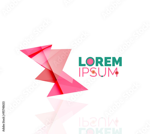 Free Download Logo, abstract geometric business icon - GFXLoad