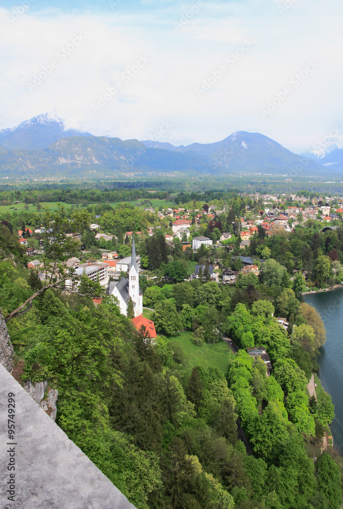 Slovenia, Bled, Sacred Martin's church