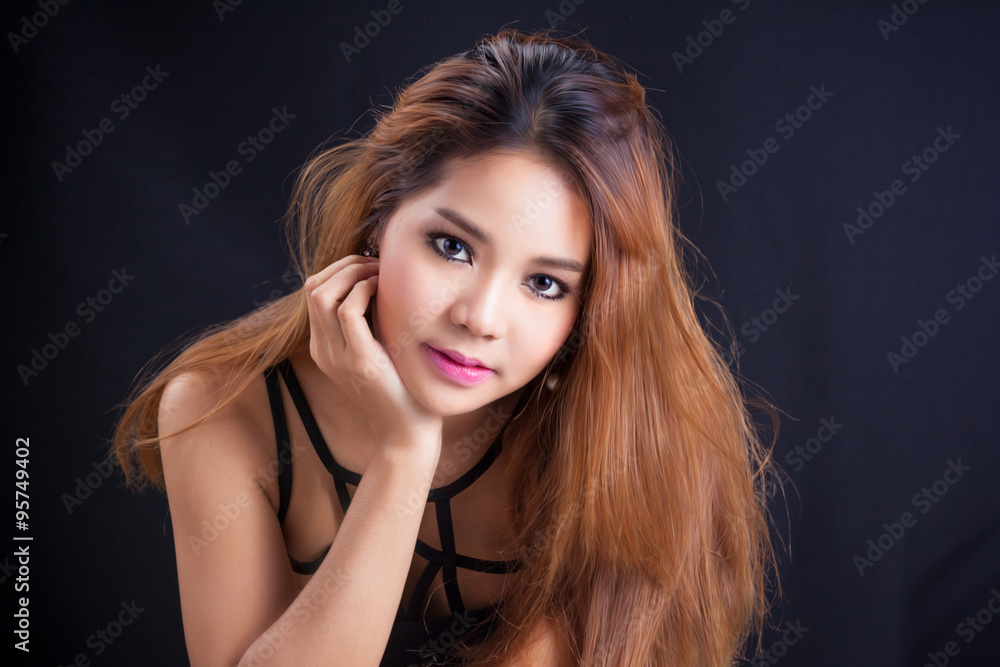 Portrait of beautiful Asian girl Portrait of beautiful Asian girl