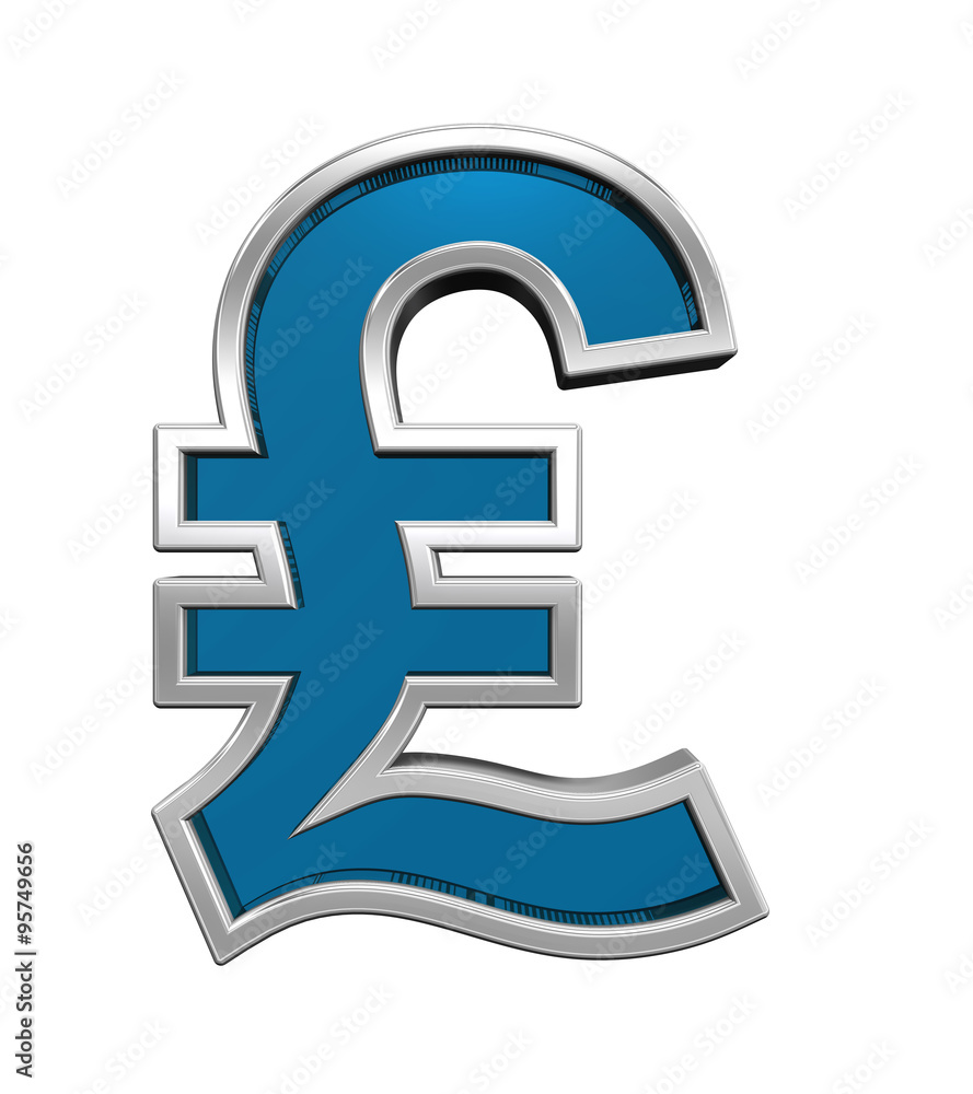 Pound sign from blue glass with chrome frame alphabet set, isolated on white. Computer generated 3D photo rendering. Pound sign from blue glass with chrome frame alphabet set, isolated on white. Computer generated 3D photo rendering.