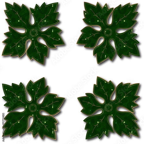 Liście świąteczne