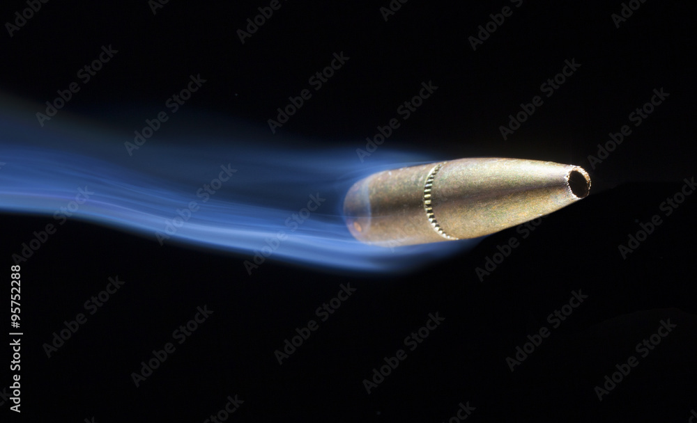 Bullet and smoke Bullet and smoke