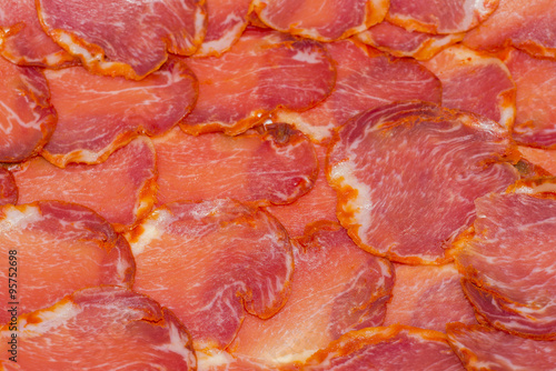 Textura de lomo ibérico.