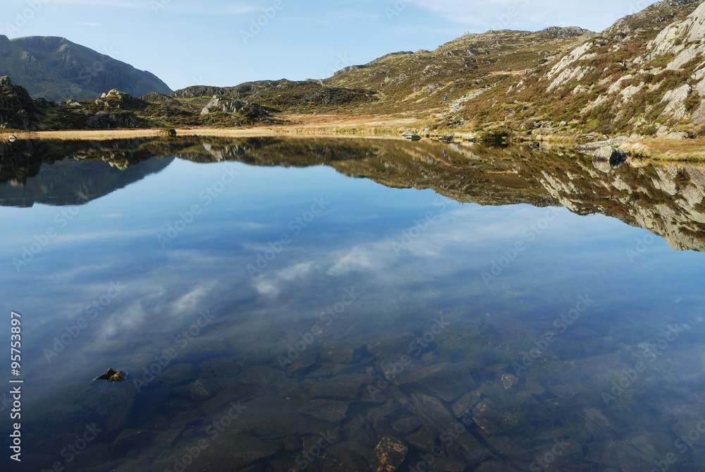 Fototapeta premium Reflections on Innominate Tarn