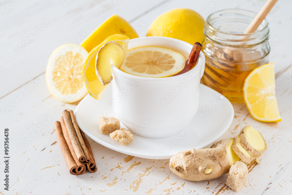 Ginger lemon cinnamon tea Ginger lemon cinnamon tea