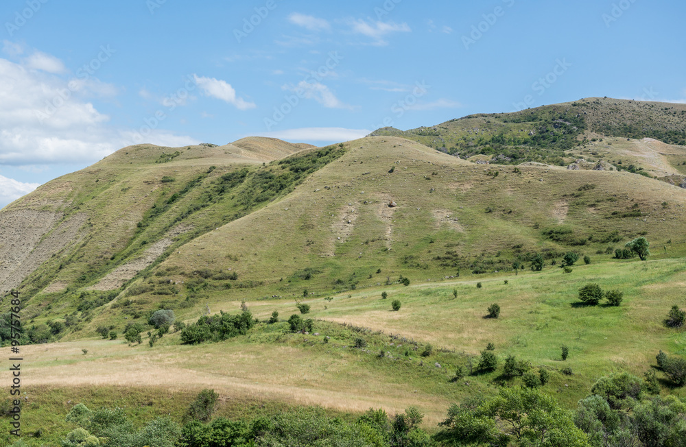 View from the Borjomi - Atskuri road, Samtskhe-Javakheti region in Georgia