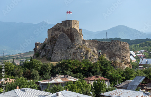 medieval Fortress in Surami town in Shida Kartli region, Georgia photo