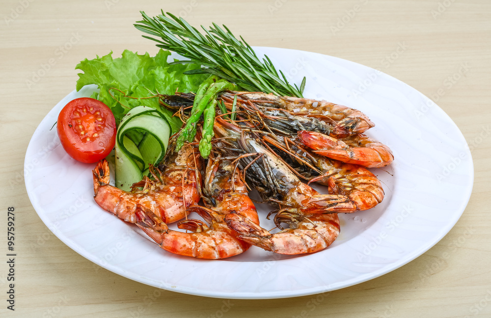 Grilled prawns Grilled prawns