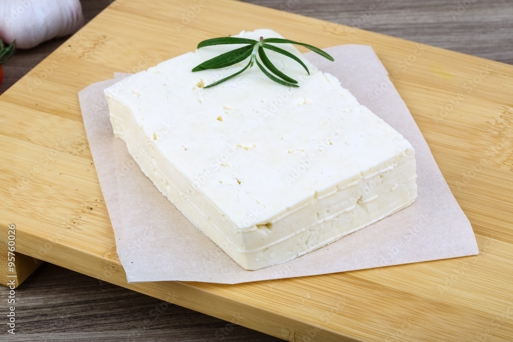White bulgarian cheese