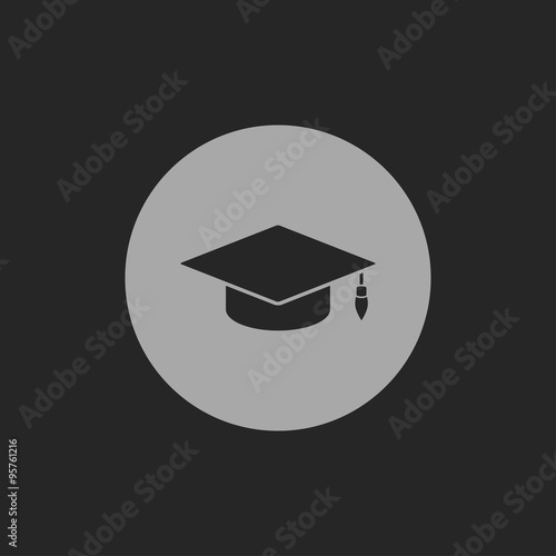 academic hat vector icon