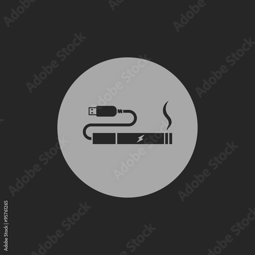 electronic cigarettes charge from pc port icon photo