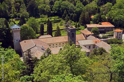 Obraz na plátně Italia,Toscana,Firenze, abbazia di Vallobrosa.