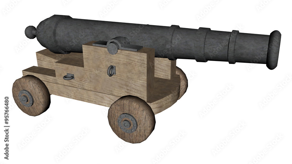 Cannon - 3D render