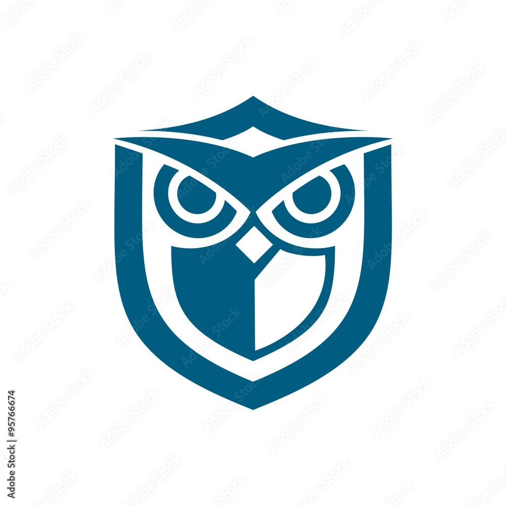owl shield blue owl shield blue