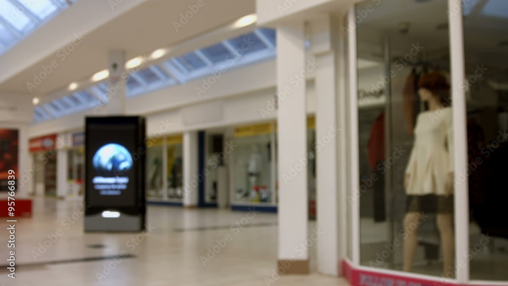 Empty shopping mall Empty shopping mall