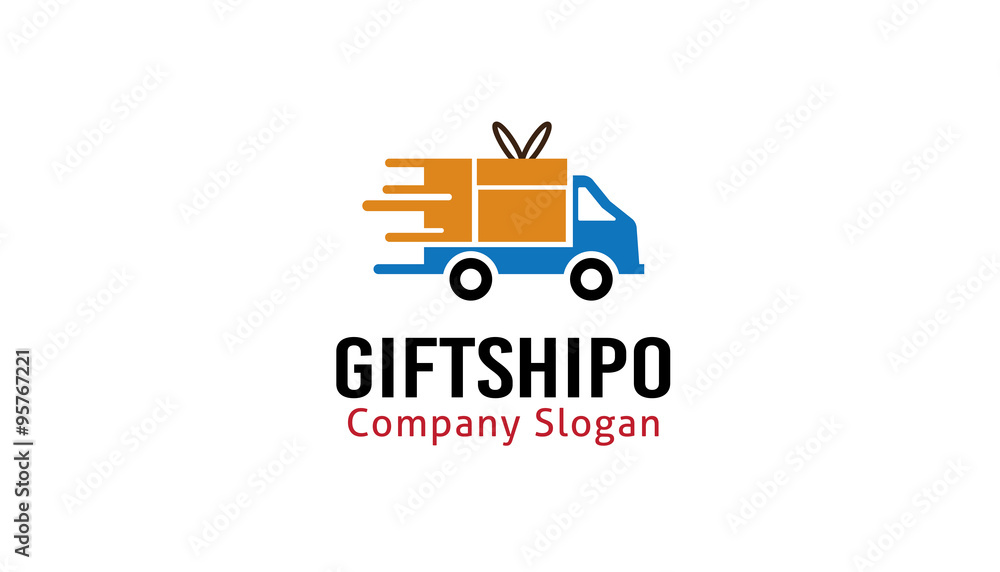 Transport truck shipping illustration Transport truck shipping illustration
