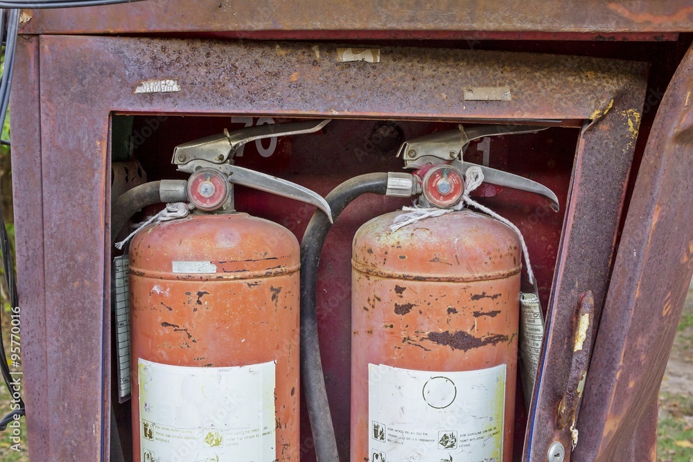 The old fire extinguishers available in fire emergencies deteriorate