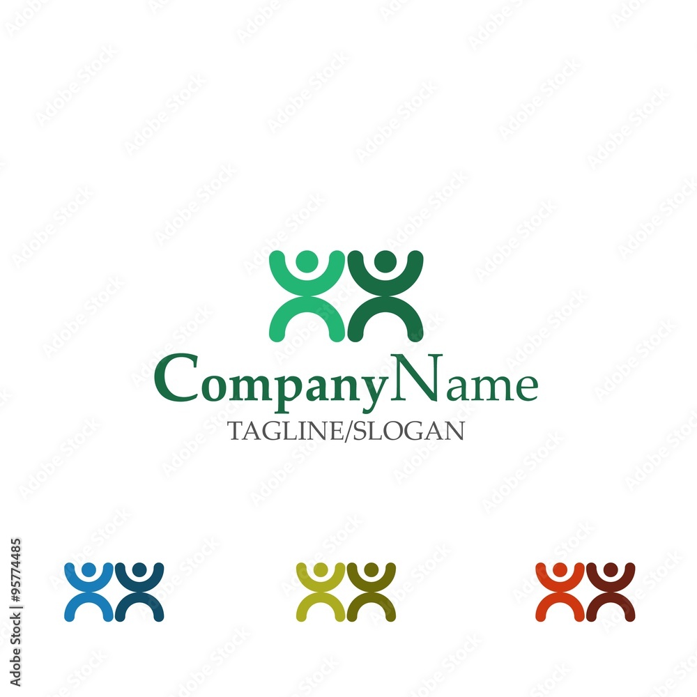community logo icon Vector community logo icon Vector