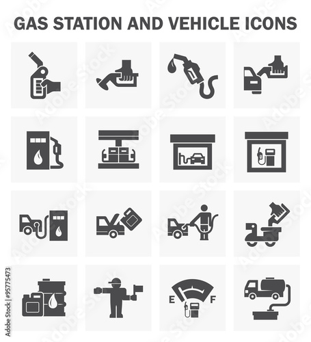 Gasoline station set