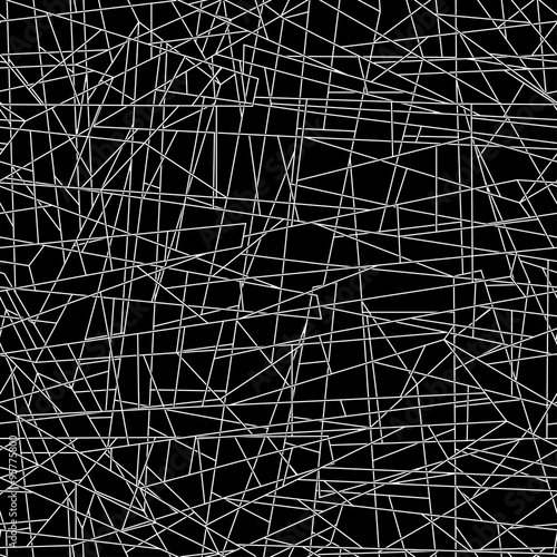 Abstract white lines in a seamless pattern