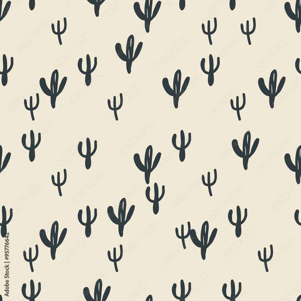 seamless cactus pattern seamless cactus pattern