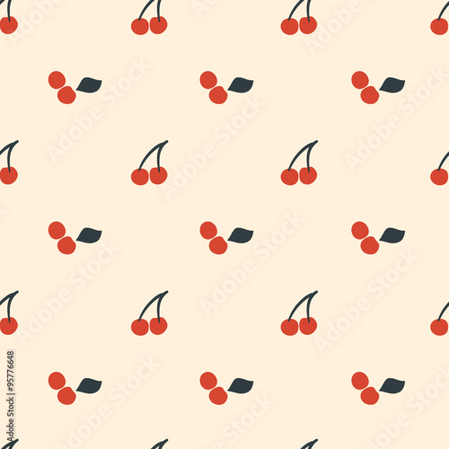 seamless cherry  pattern
