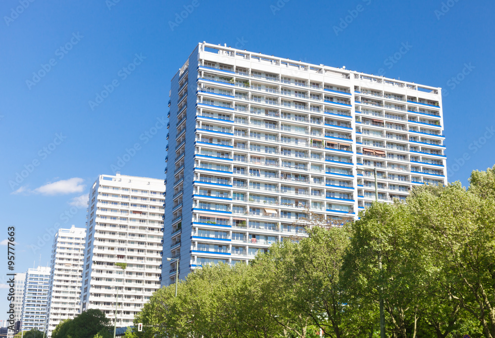 Plattenbau, Siedlung in Berlin