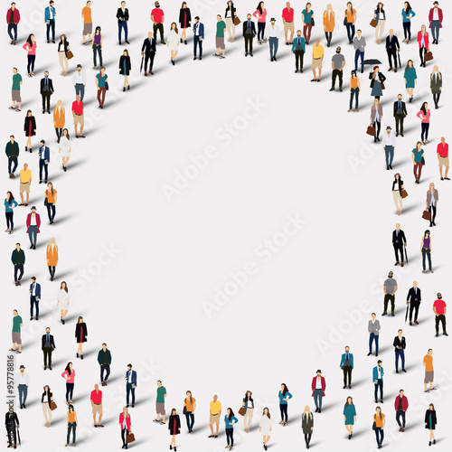 group  people  shape   circle