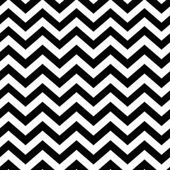 Papier peint photo Chevron patrons Chevron zigzag noir blanc graphique  © pashabo