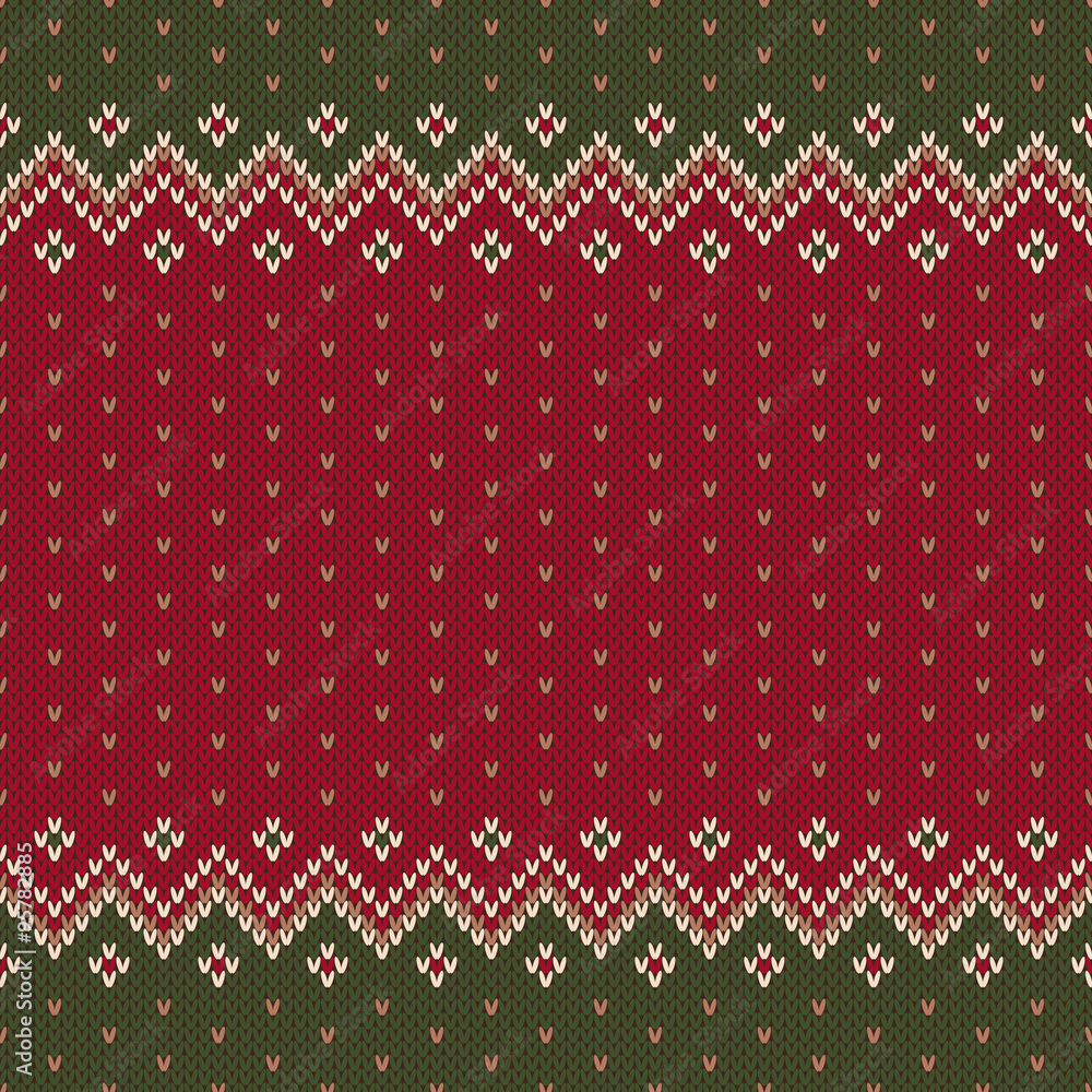 Traditional Christmas Sweater Design. Seamless Knitted Pattern Traditional Christmas Sweater Design. Seamless Knitted Pattern