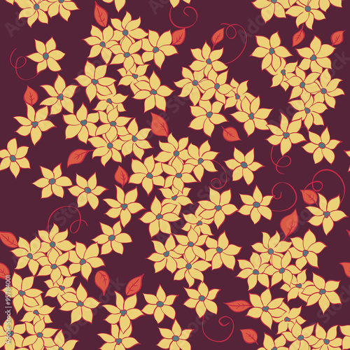 little flowers seamless textile pattern