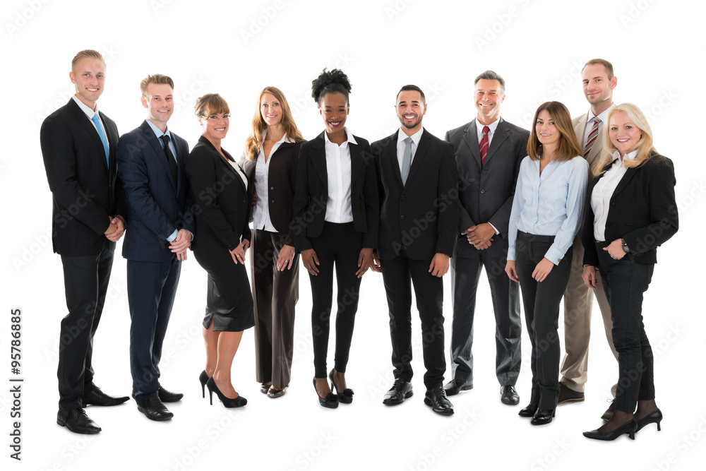 Portrait Of Confident Business Team