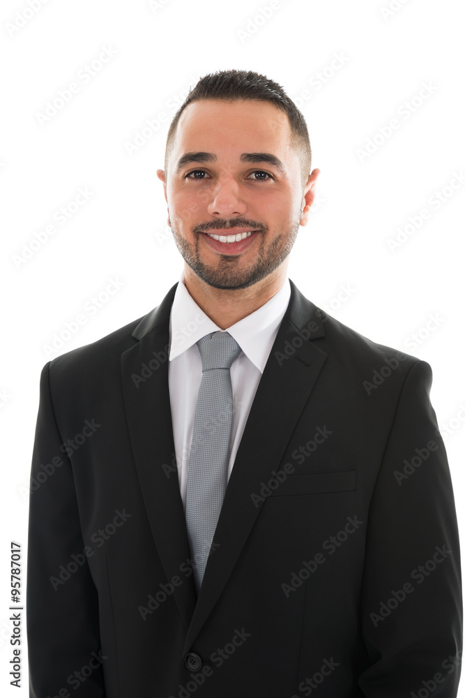Portrait Of Happy Businessman Portrait Of Happy Businessman