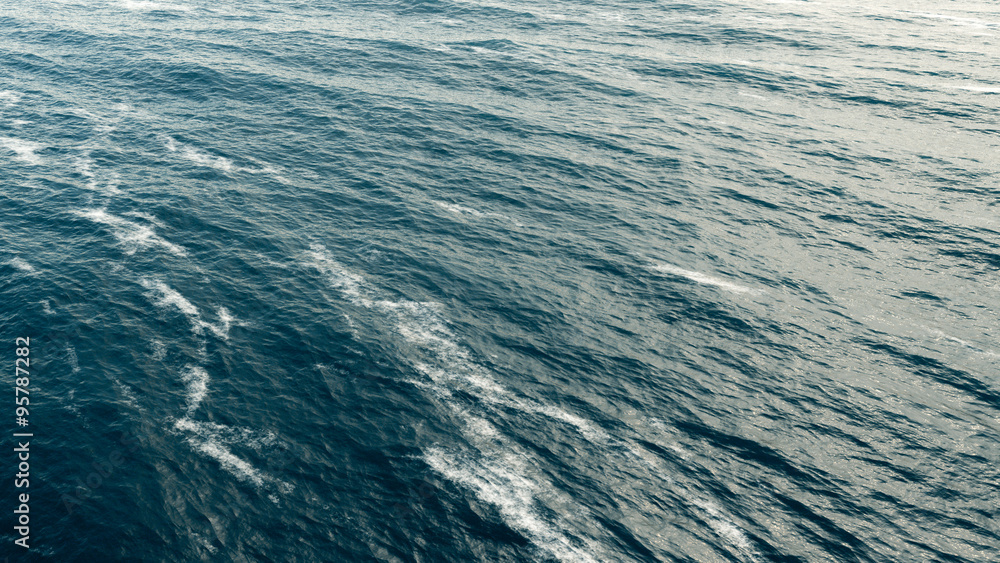 Sea surface with waves Sea surface with waves