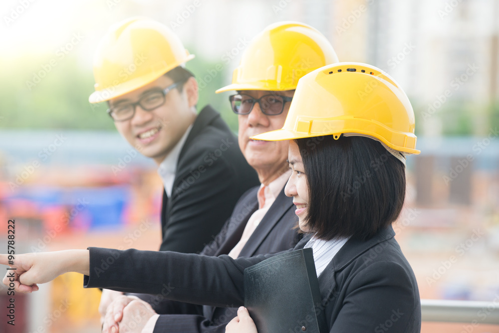 asian Construction personnel asian Construction personnel