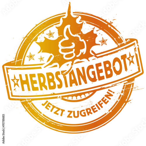 Stempel Herbstangebot